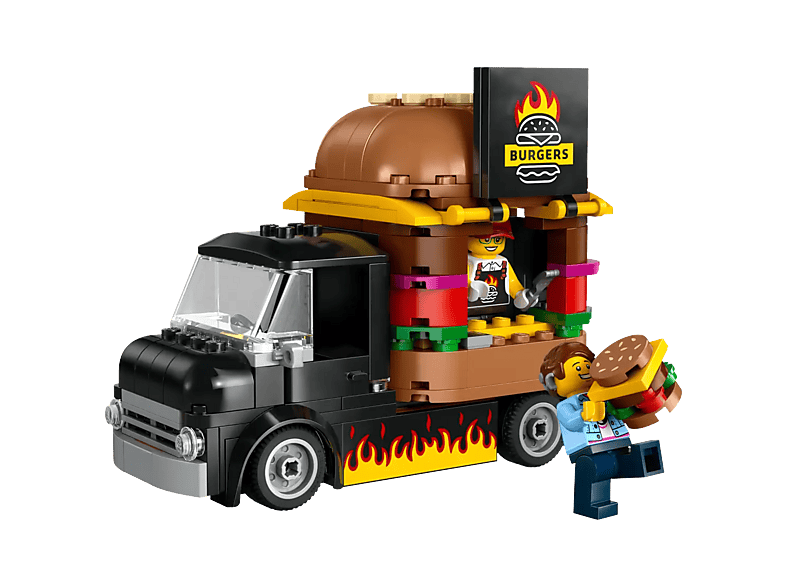 Lego City 60404 Hamburgertruck Bouwstenen afbeelding