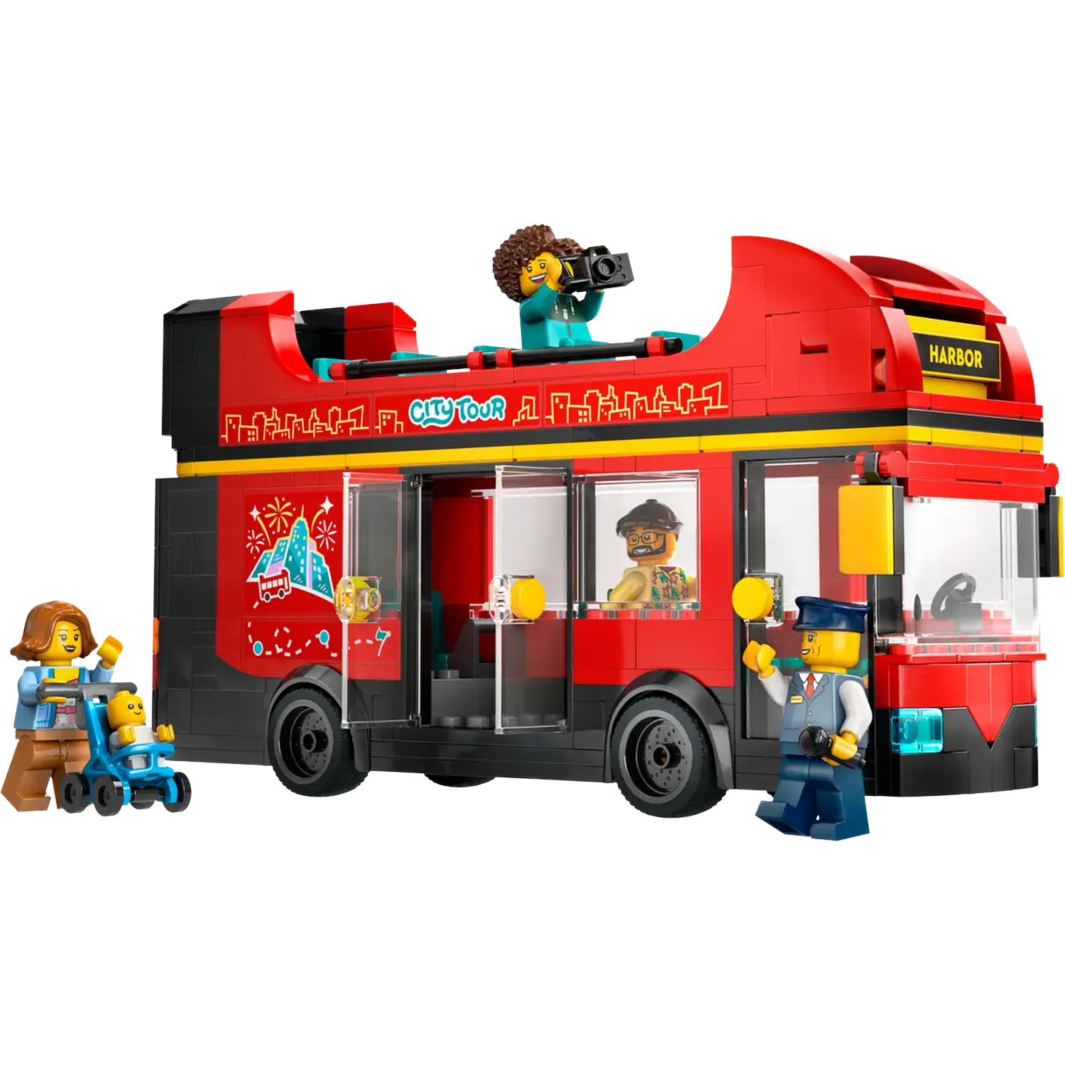 Lego City 60407 Rode Dubbeldekker Bouwstenen