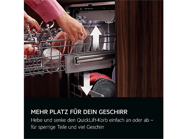 AEG GI9210X2CT Geschirrspüler (vollintegrierbar, Besteckschublade, 596 mm breit, 37 dB(A), A, Schwarz) — Foto 3 von 5