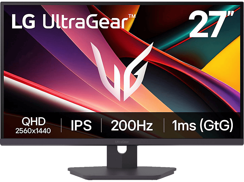 LG UltraGear™️ Monitor 27G610A-B.AEUQ 27 Zoll  WQHD  LG Monitor  1 ms Reaktionszeit 200 Hz 