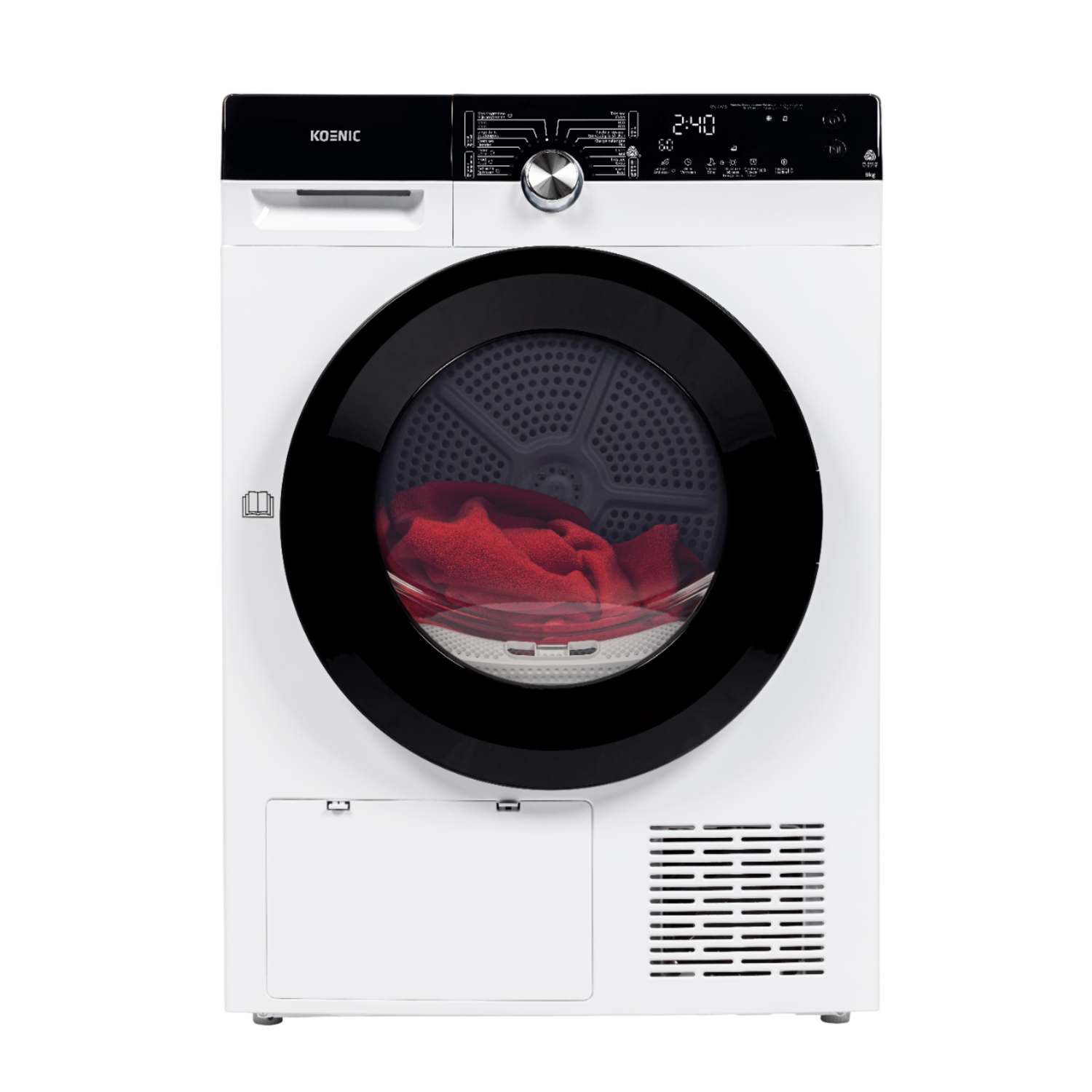 KOENIC KTD 9336 C - Warmtepompdroger - 9 kg - 68 dB – Energielabel C afbeelding