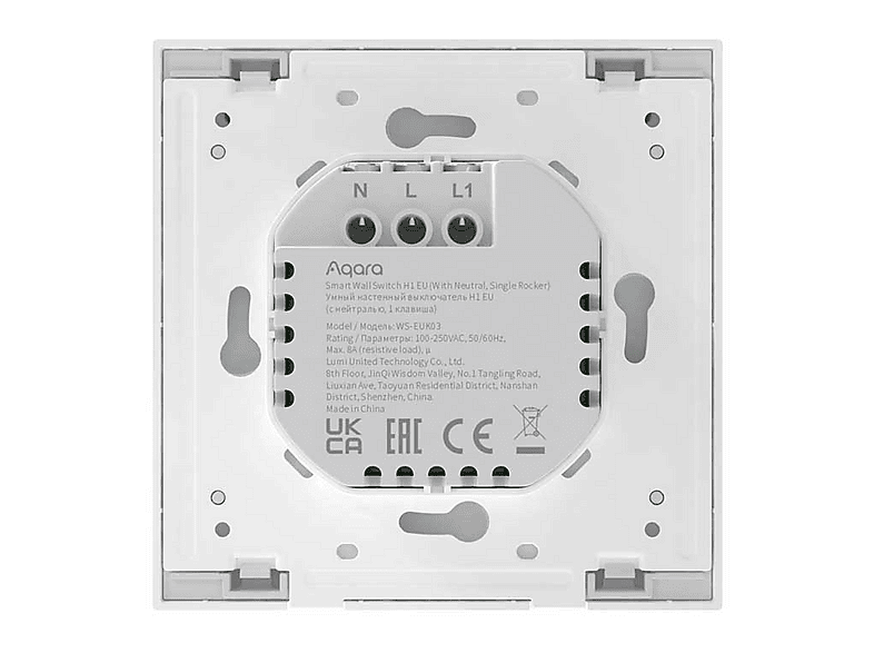 Thumbnail - AQARA Smart Wall Switch H1 (mit Neutralleiter) Einzelschalter