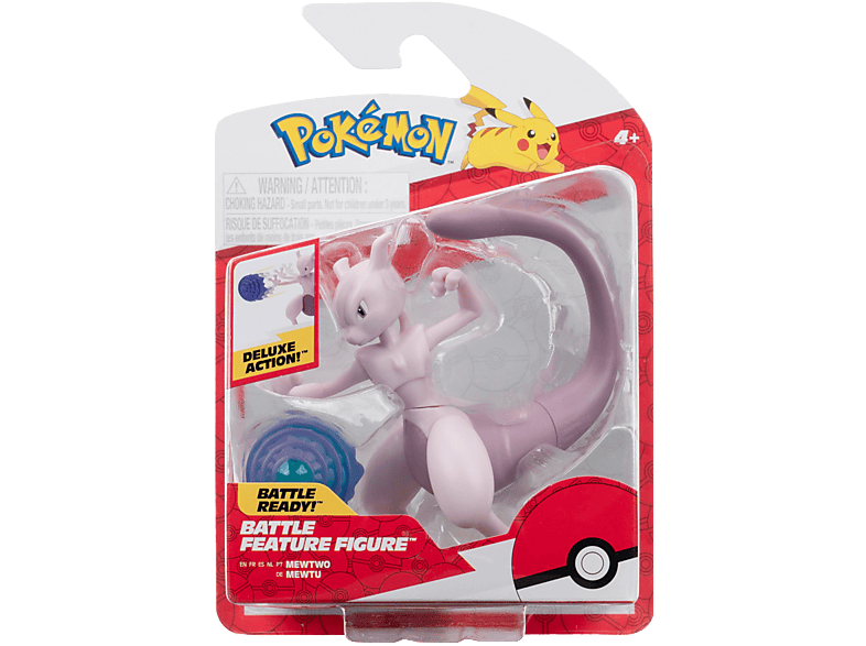 Pokémon Battle Feature Figur Mewtu; Action Figur