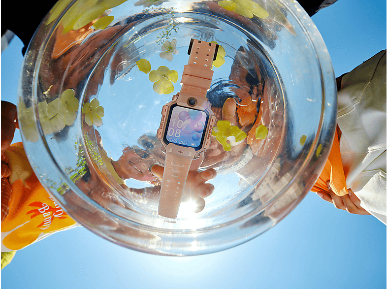 IMOO X10 Kinder Smartwatch Plastik TPU, 142-208 mm, Rosa