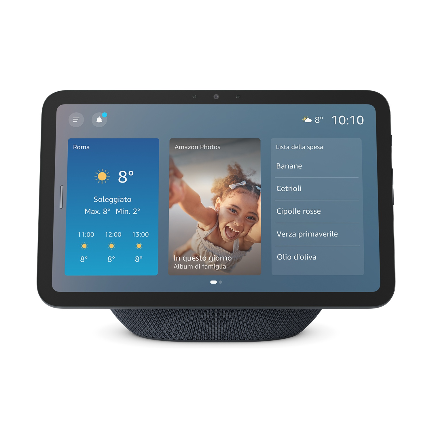 Assistente Vocale Amazon Echo Show 8 (2025), Graphite