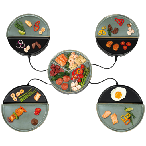 Bourgini Chef's Dinner Party Gourmetstel Glazed Grey