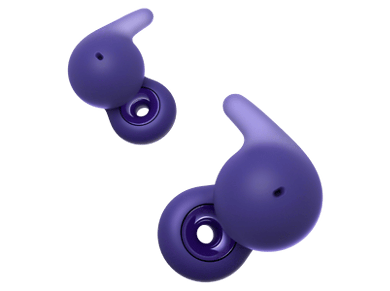 Auriculares True Wireless - Sony LinkBuds Open, Sonido Transparente, Bluetooth, 22 horas, iOS y Android, Google, Alexa, Siri, Abiertos, IPX4, Morado
