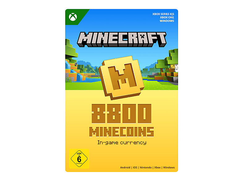 Minecraft Minecoins Pack: 8800 Coins | [Multiplattform] | SATURN