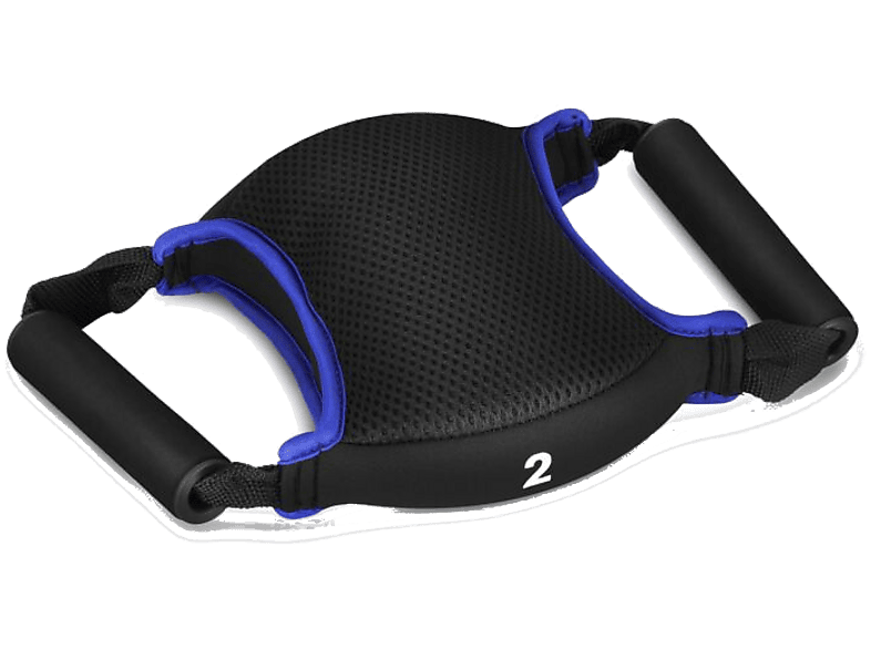 Dyski z obciążeniem SPOKEY Sandi 2kg Czarno-niebieski