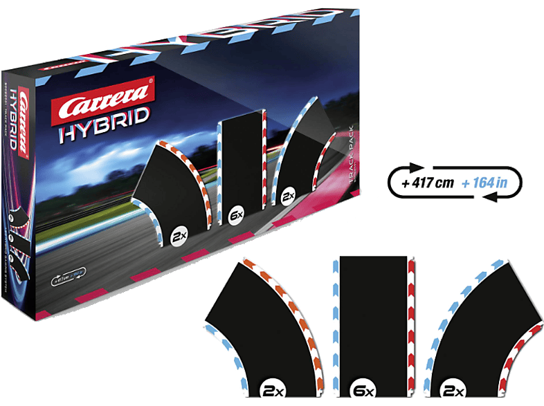 Carrera Hybrid: Track Pack 1 Streckenergänzungsteilen