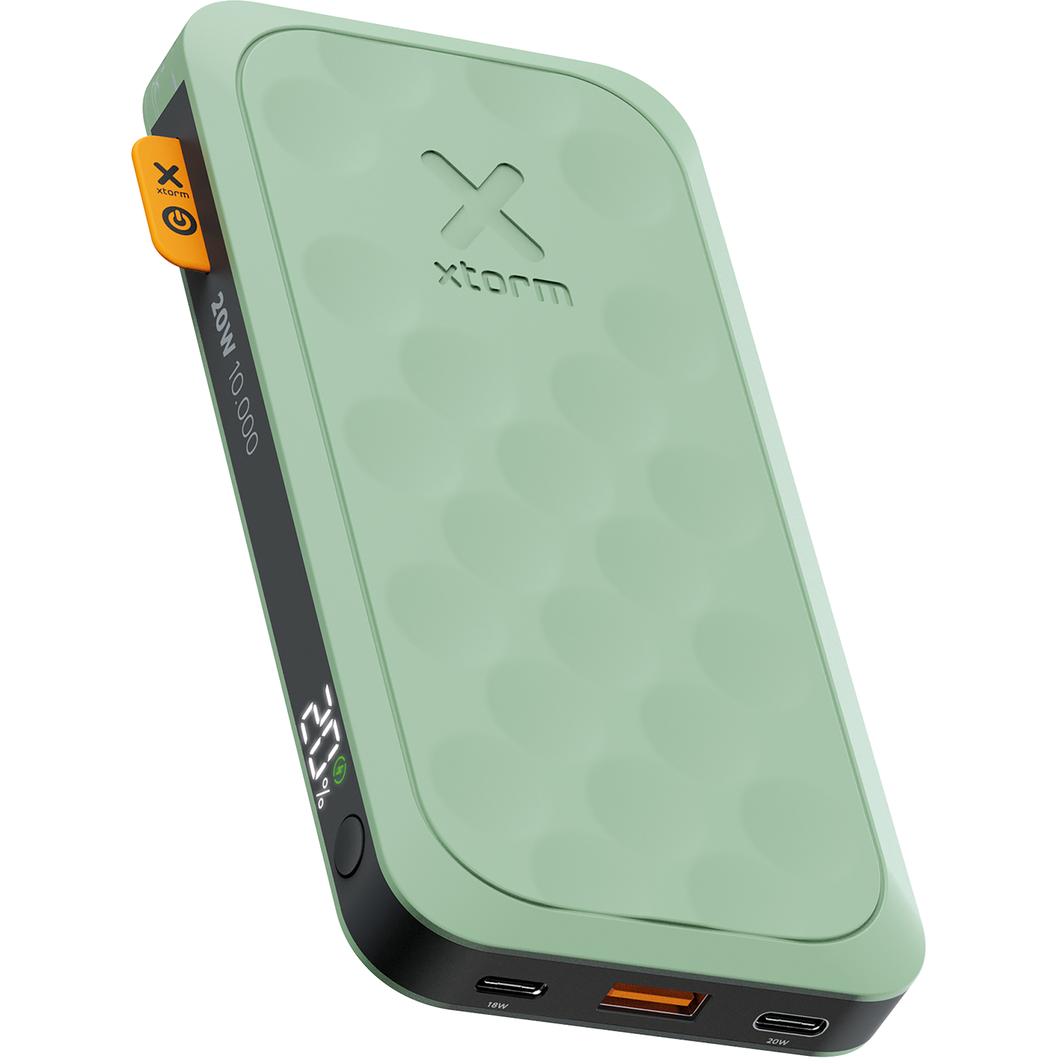 XTORM Fuel Series Powerbank, 10000 mAh, 20 W, Sage Green Powerbank Sage Green afbeelding