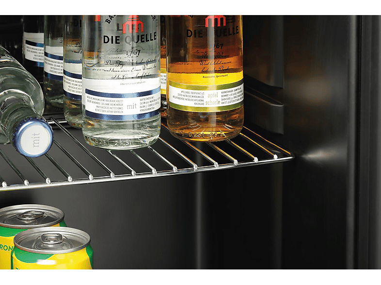 Thumbnail - BARTSCHER Glastürenkühlschrank 46, Kühlschrank (46 l, D, 520 mm hoch, Schwarz)