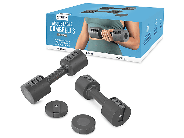 Zestaw hantli SPOKEY Multibell (2 x 2.5 kg) – zdjęcie 2