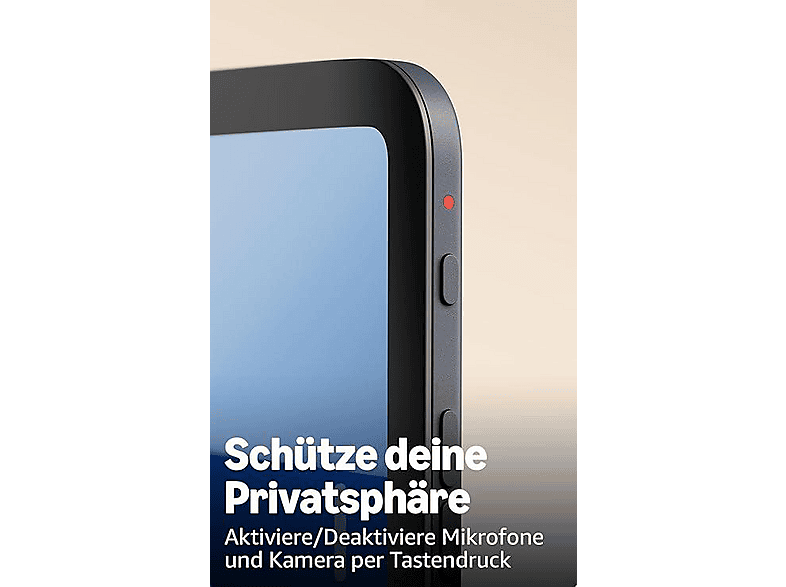 Amazon Echo Show 8 (neueste Generation), brillantes 8,7-Zoll-Display in HD-Auflösung mit raumfüllendem 3D-Audio und Alexa, Graphite; Smart Speaker — Foto 5 von 5