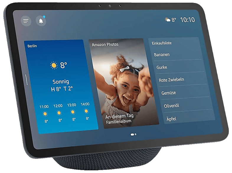 Amazon Echo Show 11 (neueste Generation) – Brillantes 11-Zoll-Display in Full-HD-Auflösung mit größerer Bildschirmfläche, 3D-Audio und Alexa, Graphite; Smart Speaker