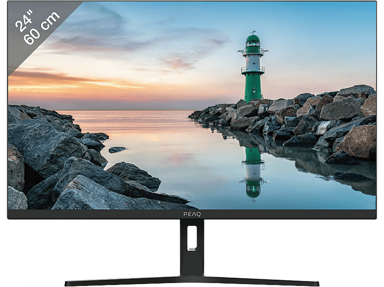 PEAQ PMO S245-VFC 24 24 Zoll  Full-HD  Monitor  6 ms Reaktionszeit 120 Hz 