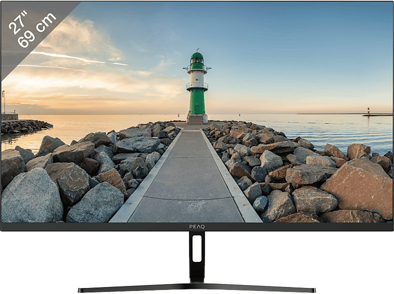 PEAQ PMO S275-VFC 27 Zoll  Full-HD  Monitor  6 ms Reaktionszeit 100 Hz 