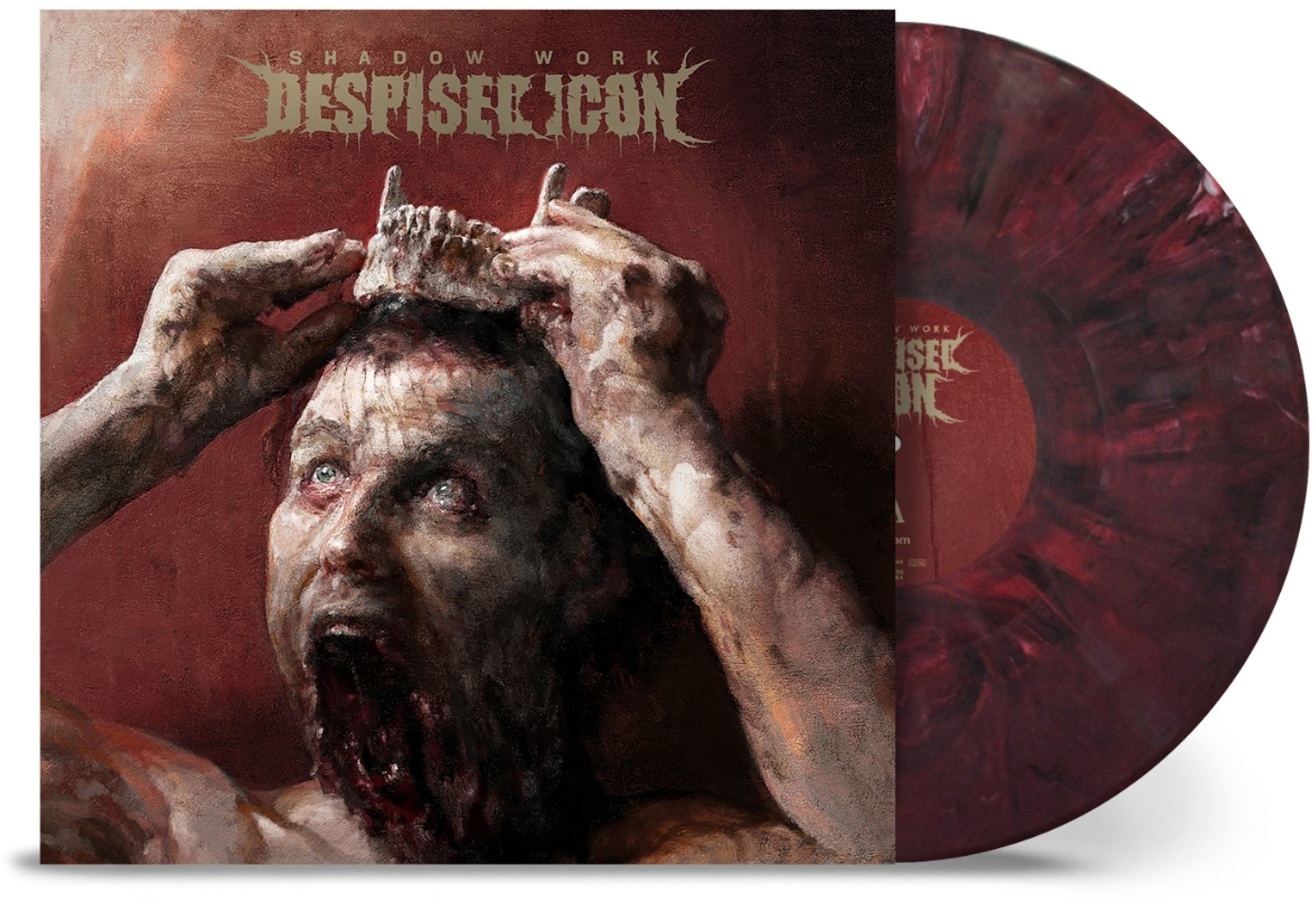 Despised Icon - Shadow Work (Red, Black & White Marbled Vinyl) (Vinyl LP (nagylemez))