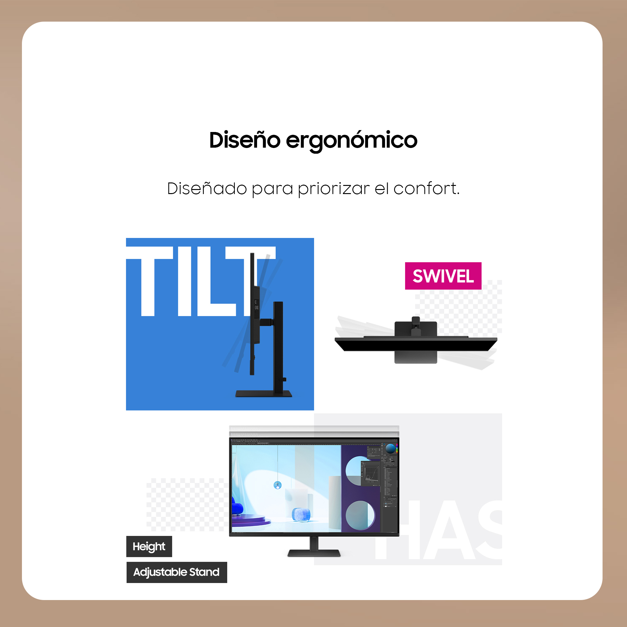 Diseño ergonómico: Diseñado para priorizar el confort.