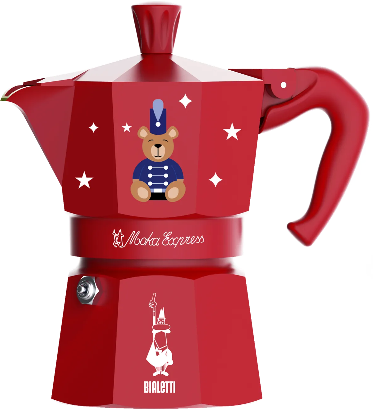 BIALETTI Moka Express kotyogó 3 adagos - piros GD25