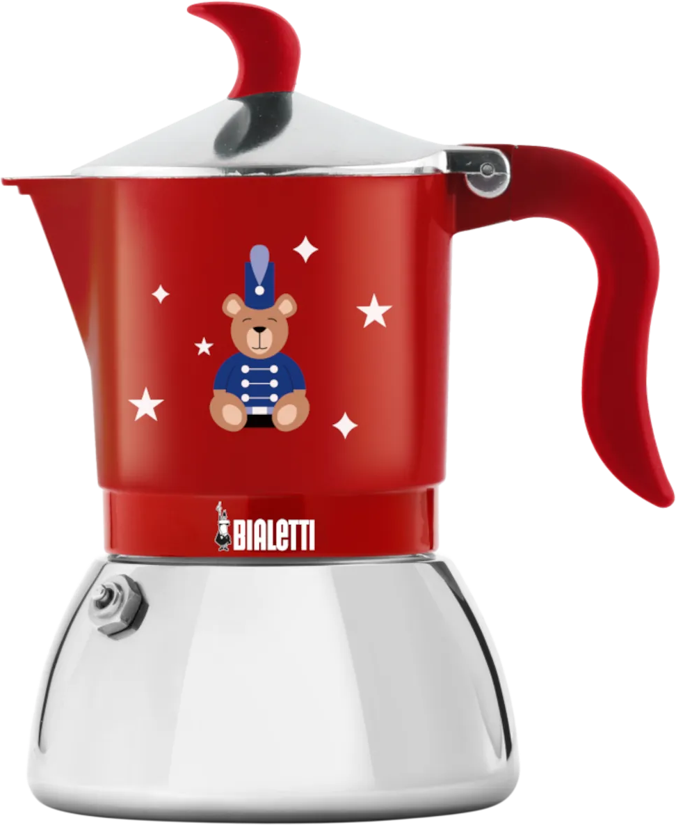 BIALETTI Fiammetta Indukciós kotyogó 4 adagos - piros GD25