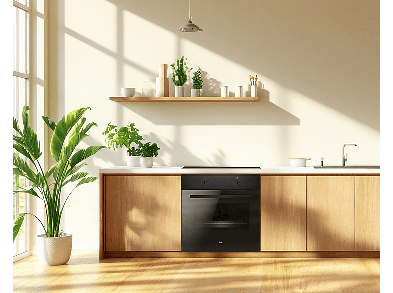 Thumbnail - OK. OBO 321 B A, Einbaubackofen (Einbaugerät, 62 l, 595 mm breit)