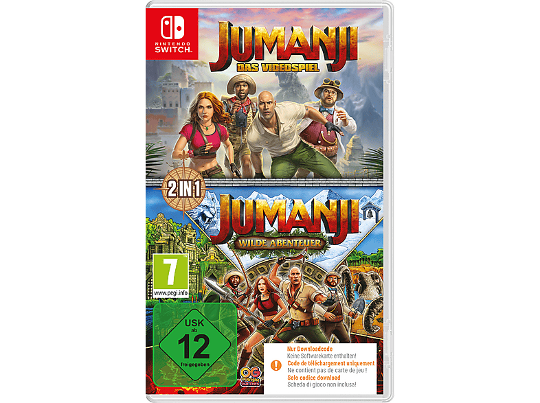 Jumanji 1+2 Compilation - Nintendo Switch [Download Code]