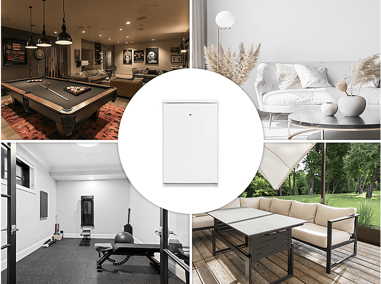 Thumbnail - OK. OFR 131 D W Kühlschrank (126 l, E, 850 mm hoch, Weiß)