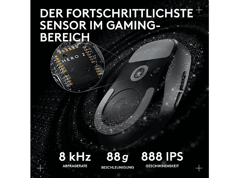 Thumbnail - LOGITECH G Pro X Superlight 2 DEX Lightspeed Gaming Maus, Black
