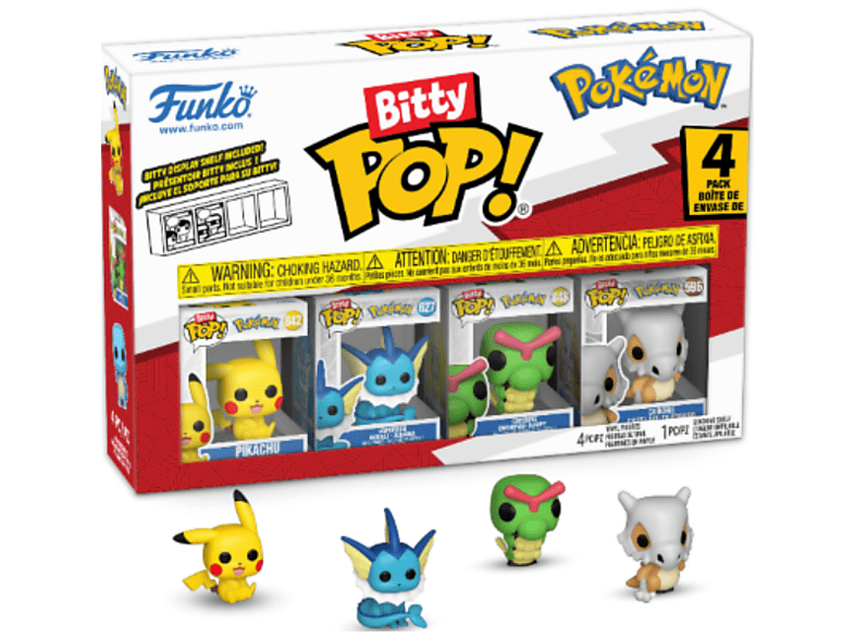 Funko Bitty Pop Figur! 4pk - Pokemon - 4er-Pack Sortiment; Sammelfiguren — Foto 2 von 3