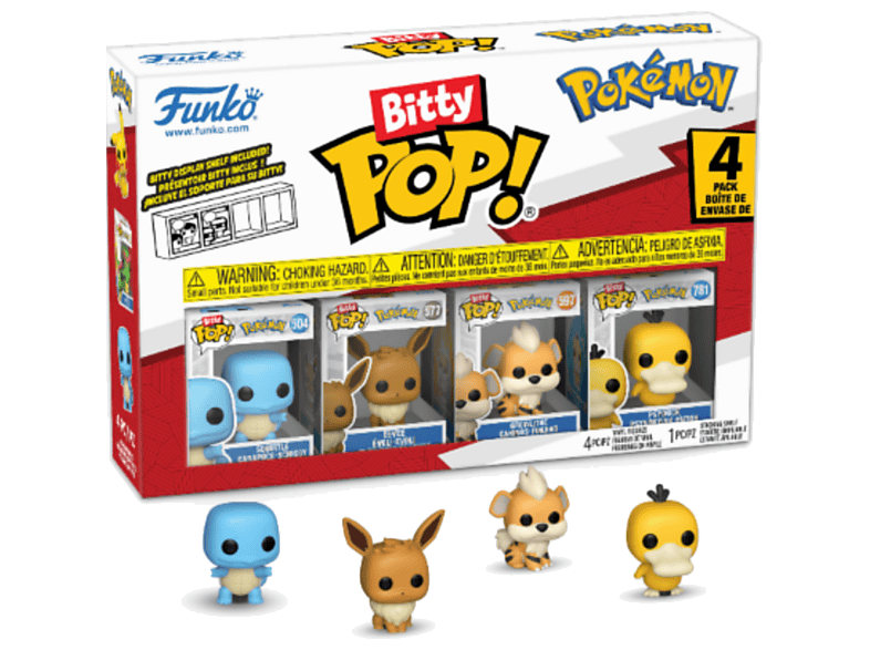 Funko Bitty Pop Figur! 4pk - Pokemon - 4er-Pack Sortiment; Sammelfiguren — Foto 3 von 3