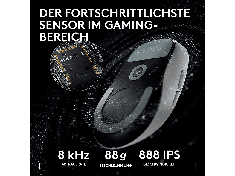 Thumbnail - LOGITECH G Pro X Superlight 2 DEX Lightspeed Gaming Maus, White