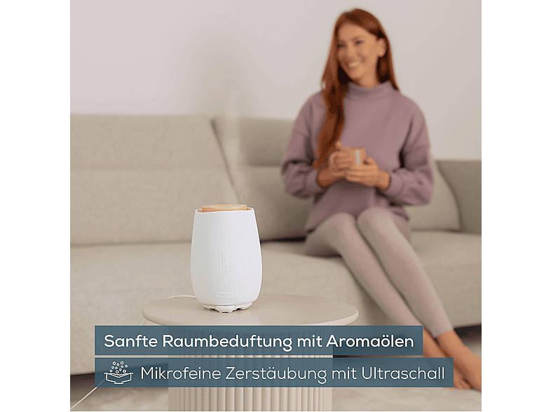 Beurer 105.08 LA 45 Aroma Diffuser Green Planet, 20m², 9-Farben LED Licht — Foto 5 von 5