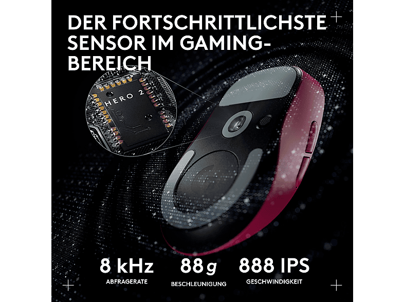 Thumbnail - LOGITECH G Pro X Superlight 2 DEX Lightspeed Gaming Maus, Pink