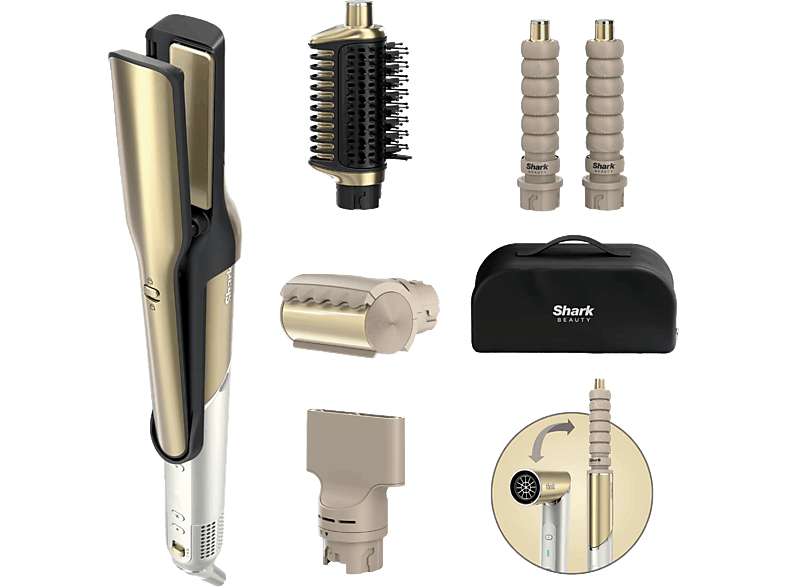 Shark – Moldeador y secador con plancha Shark HD6051SEU.