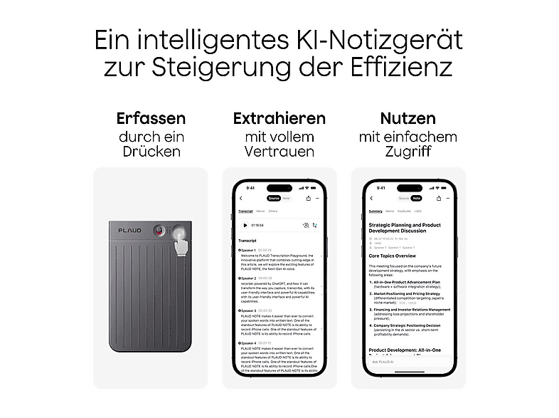 Thumbnail - PLAUD Note KI Sprach-Assistent, Rosegold