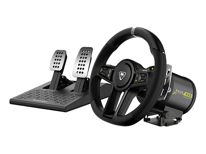 TURTLE BEACH VelocityOne™ Race KD3, Racing-Lenkrad und Pedalen, Schwarz