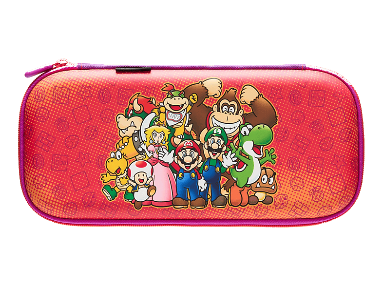 POWERA Super Mario Bros.: and Friends Etui, Rot/Pink/Orange