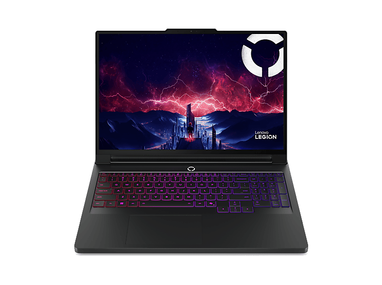 Lenovo Legion Pro 7 16AFR10H, 16 WQXGA OLED, AMD Ryzen™ 9 9955HX3D, 64GB RAM, 2TB SSD, GeForce RTX™ 5080, Windows 11 Home, Negro