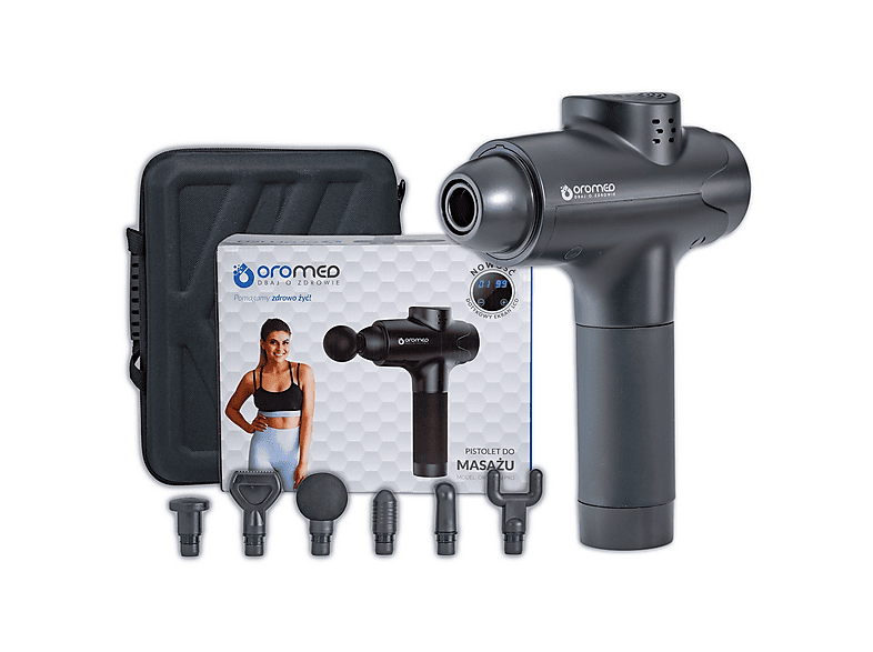 Masażer pistoletowy ORO-GUN PRO BLACK OROMED – zdjęcie 2