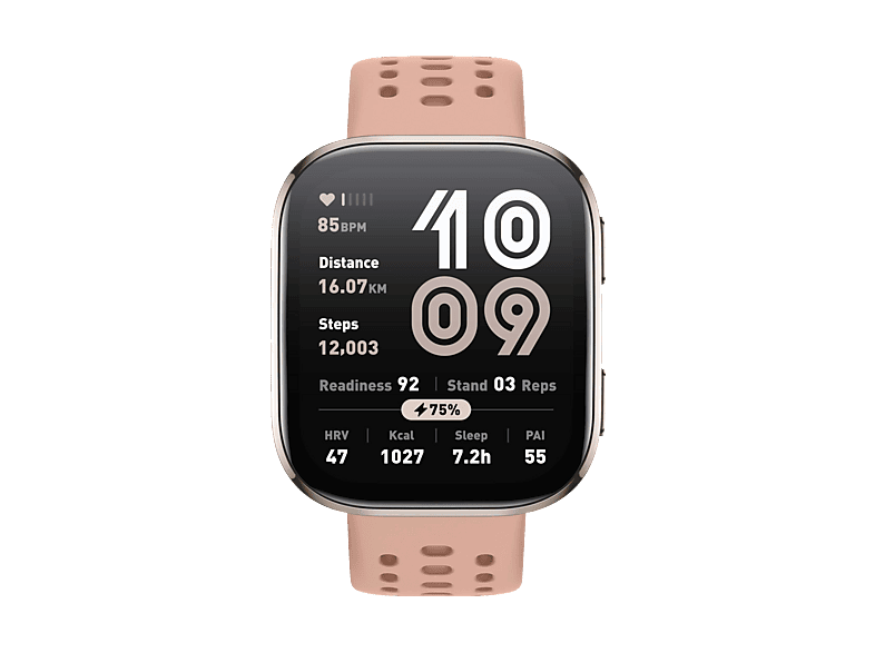 AMAZFIT Bip 6 Smartwatch Aluminium Silikon, 22 mm, Blush