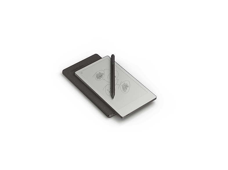 Thumbnail - REMARKABLE Paper Pro Move + Marker Plus Book Folio Mosaic Weave - Basalt Digitales Notizbuch, Grau