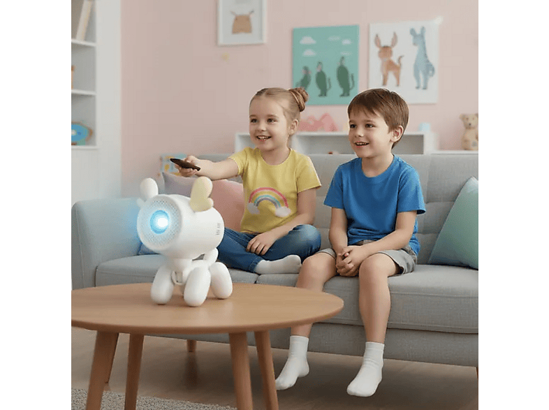 Projektor do kina domowego z funkcjami edukacyjnymi KIANO Alpha KID White (reindeer) – zdjęcie 2