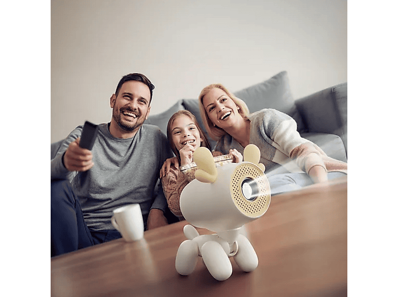 Projektor do kina domowego z funkcjami edukacyjnymi KIANO Alpha KID White (reindeer) – zdjęcie 3