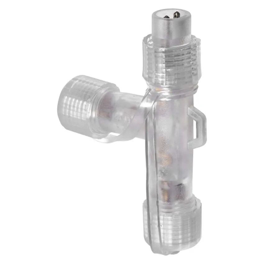 EMOS T-elosztó sorolható Standard fény füzérekhez, kül- és beltéri, átlátszó (D1ZT01)