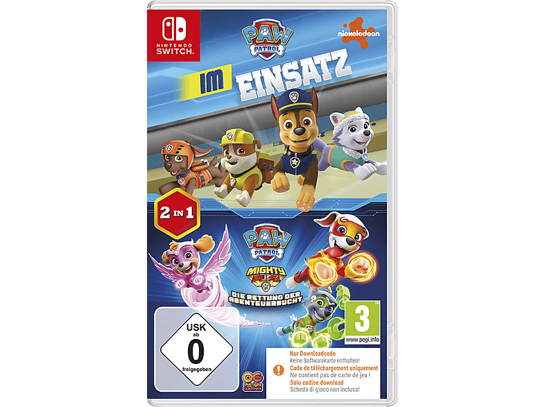 Paw Patrol Compilation - Im Einsatz + Mighty Pups - Nintendo Switch [Download Code]