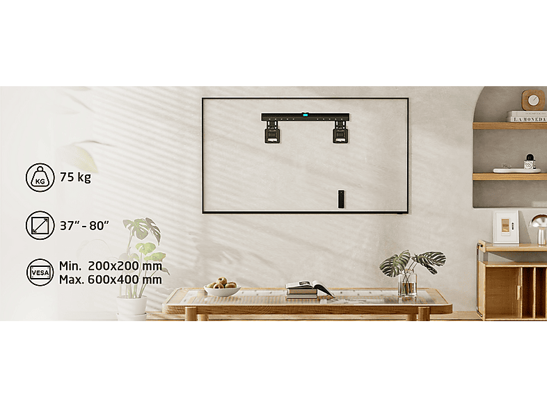 Uchwyt do telewizora ISY ITV-1400 Czarny – zdjęcie 3