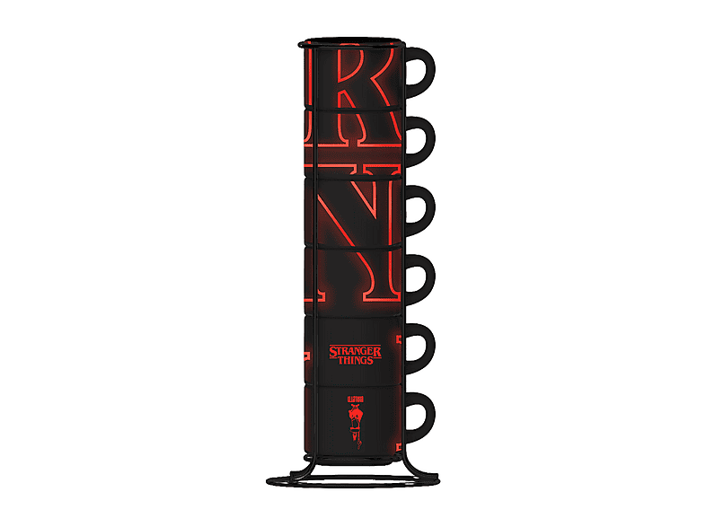 Set Tazzine Bialetti Stackable Stranger Things