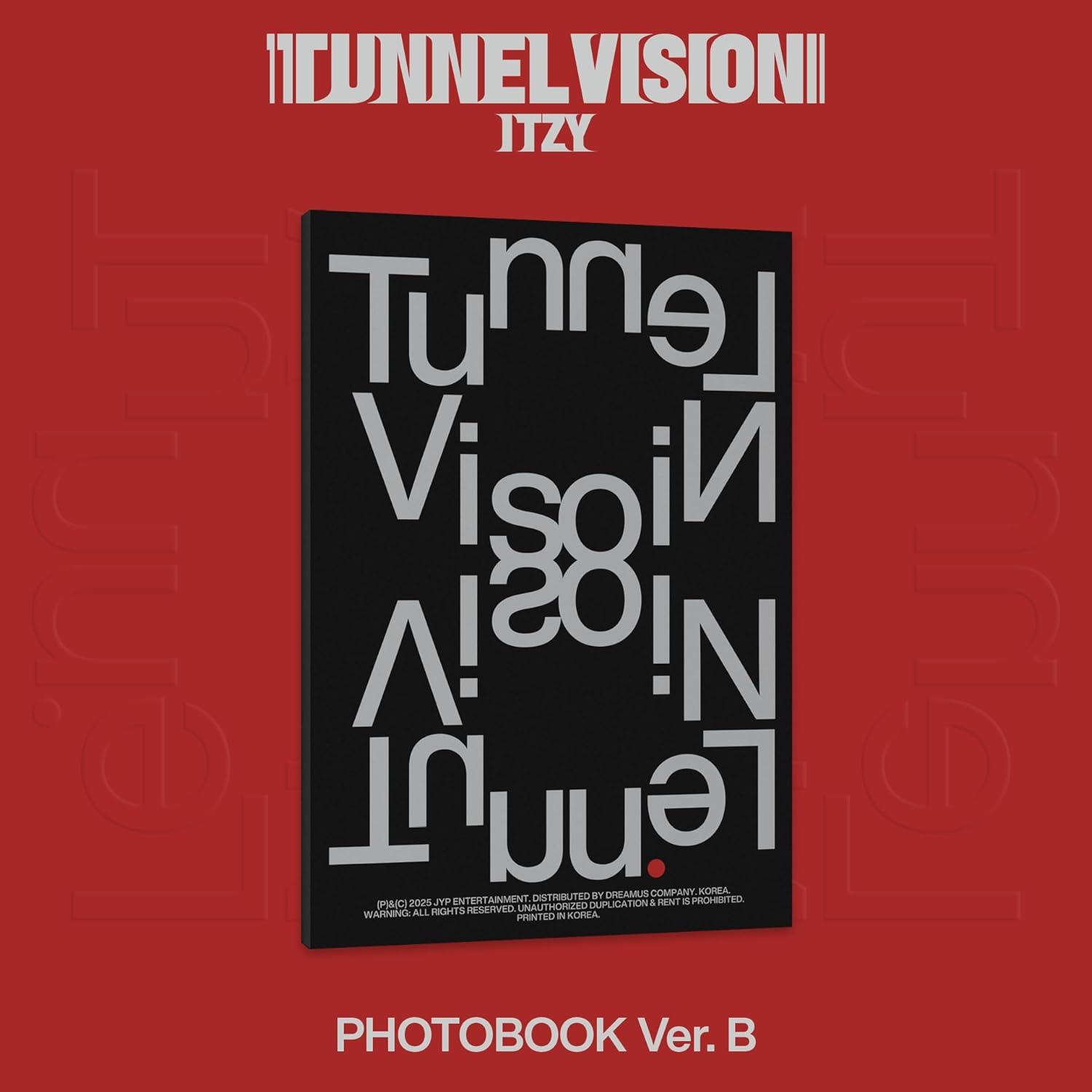 ITZY - Tunnel Vision (Photobook B Version) (CD + könyv)
