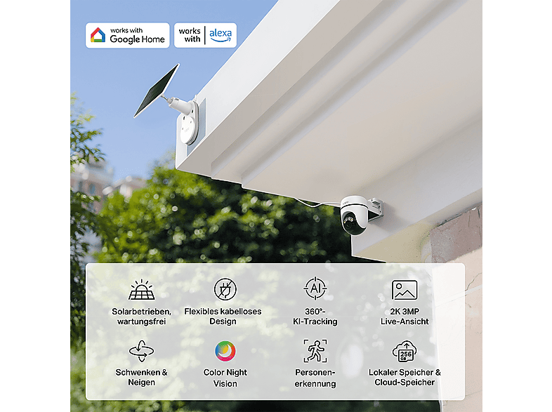 Thumbnail - TAPO Solarbetriebene, Überwachungskamera